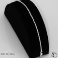 925 Sterling Silver 050 Rope Bracelet