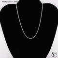 925 Sterling Silver 050 Flat Curb Chain