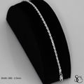 925 Sterling Silver 060 Rope Bracelet