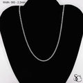 925 Sterling Silver 060 Flat Curb Chain
