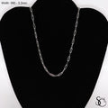 925 Sterling Silver 080 Paperclip Chain