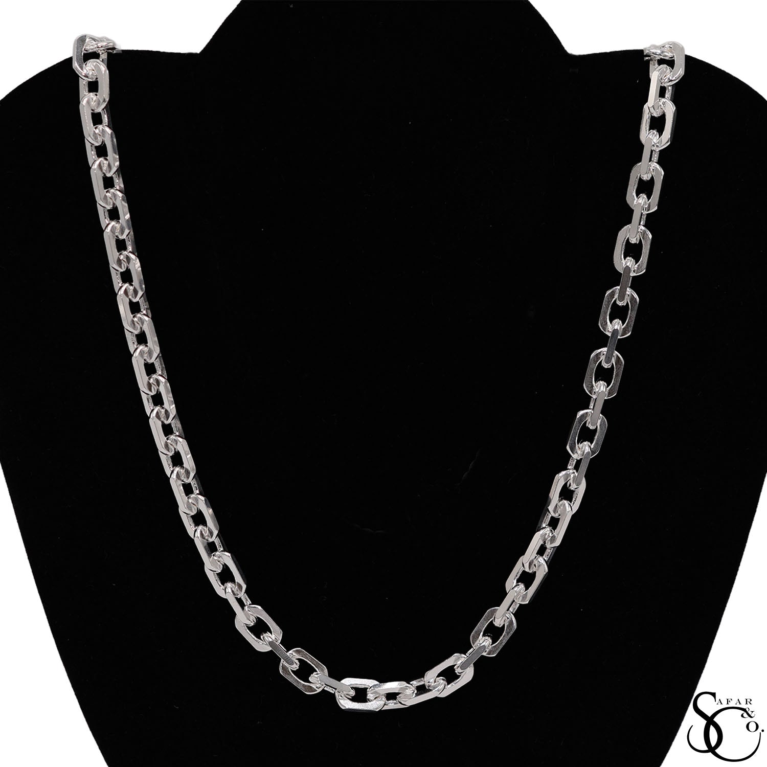 925 Sterling Silver 7.7mm Anchor Chain