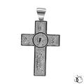 925 Sterling Silver Jesus Cross Crucifix Charm Pendant