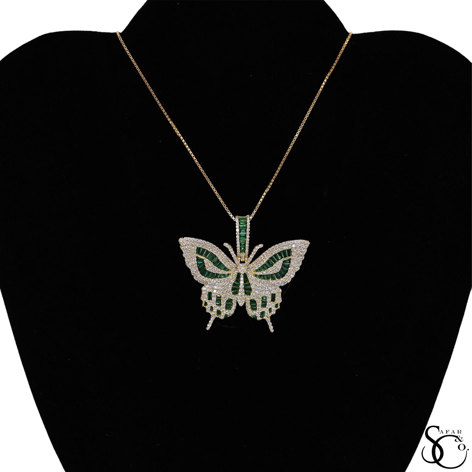 925 Sterling Silver Butterfly Charm Pendant