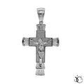 925 Sterling Silver Jesus Cross Crucifix Charm Pendant