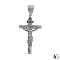 925 Sterling Silver Jesus Cross Crucifix Charm Pendant