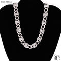 925 Sterling Silver Hip Hop CZ Iced Out Chain