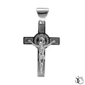 925 Sterling Silver Jesus Cross Crucifix Charm Pendant