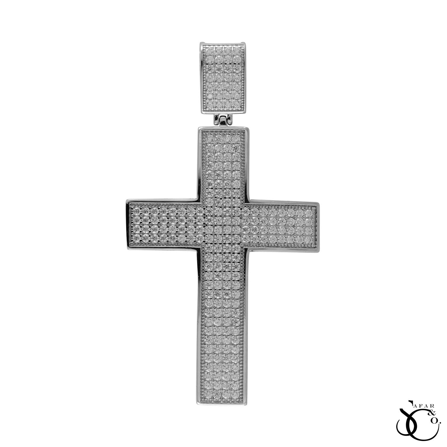 925 Sterling Silver Jesus Cross Crucifix Charm Pendant