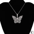 925 Sterling Silver Butterfly Charm Pendant