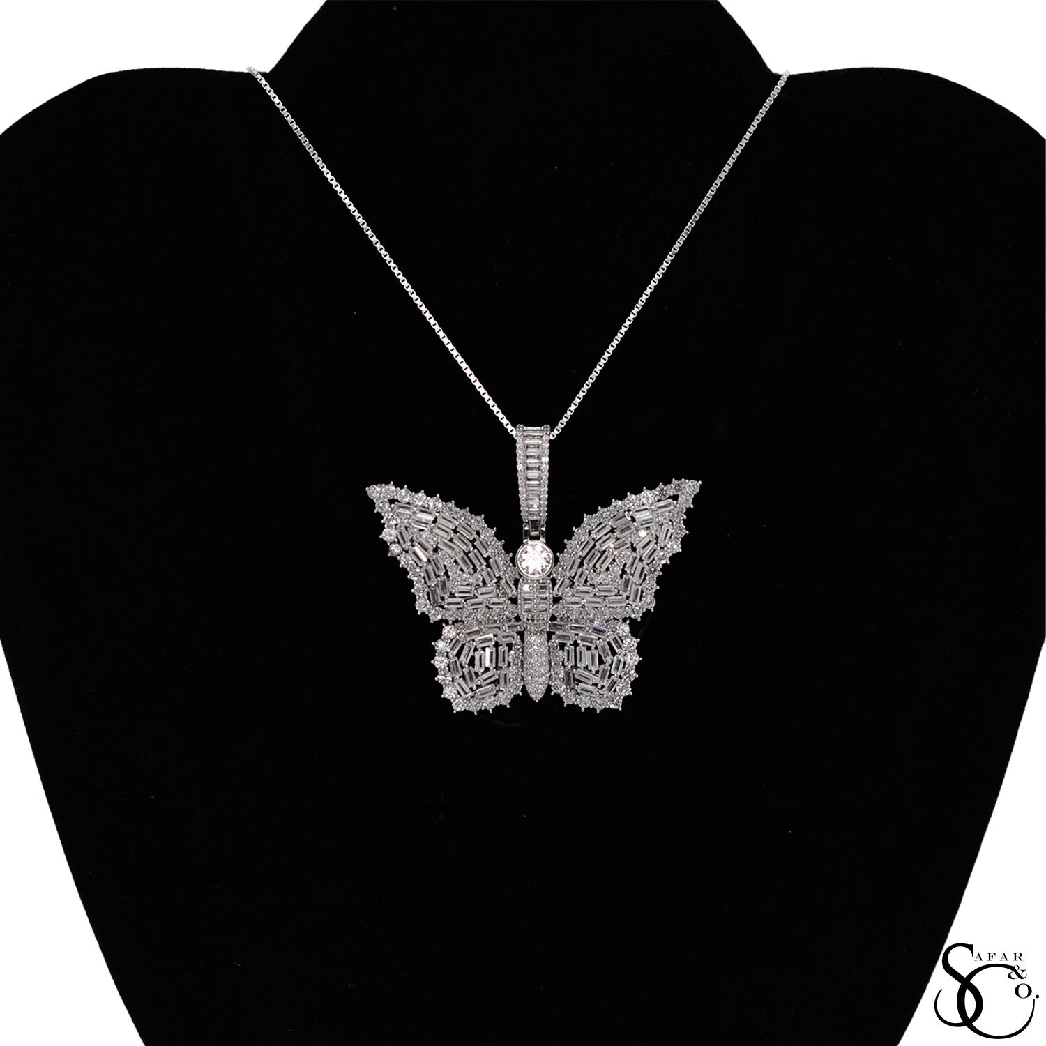 925 Sterling Silver Butterfly Charm Pendant