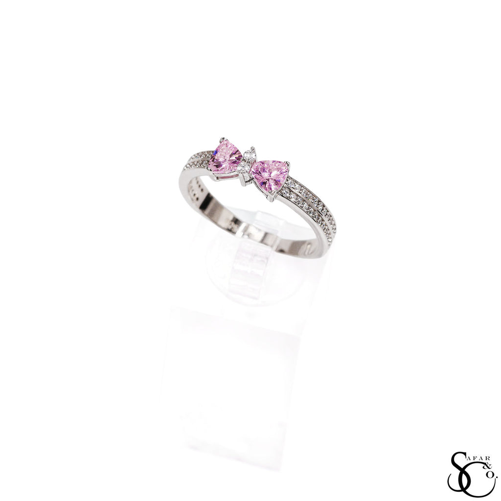 925 Sterling Silver Trilliant CZ Ring