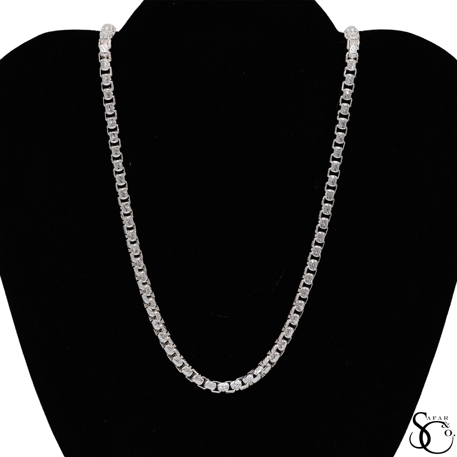 925 Sterling Silver 5.0mm Round Box Chain