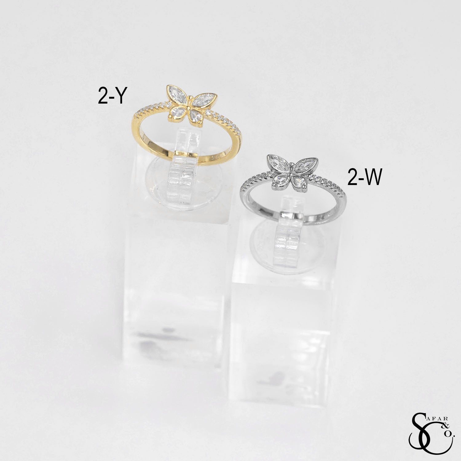 925 Sterling Silver Butterfly Ring - 2Y 2W