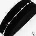 925 Sterling Silver Fancy Teardrop Bracelet