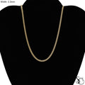 925 Sterling Silver Yellow Gold Plated 3.3mm Miami Cuban Chain
