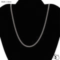 925 Sterling Silver 3.5mm Miami Cuban Chain