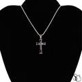 925 Sterling Silver Jesus Cross Crucifix Charm Pendant
