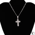925 Sterling Silver Jesus Cross Crucifix Charm Pendant