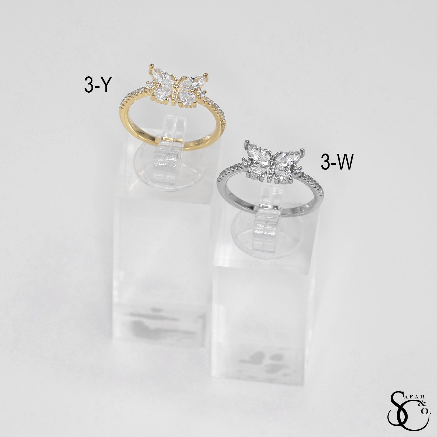 925 Sterling Silver Butterfly Ring - 3Y 3W