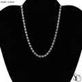 925 Sterling Silver 4.0mm Valentino Chain