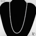 925 Sterling Silver 4.0mm Tennis Necklace 18 Inches