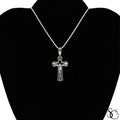 925 Sterling Silver Jesus Cross Crucifix Charm Pendant