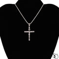 925 Sterling Silver Jesus Cross Crucifix Charm Pendant
