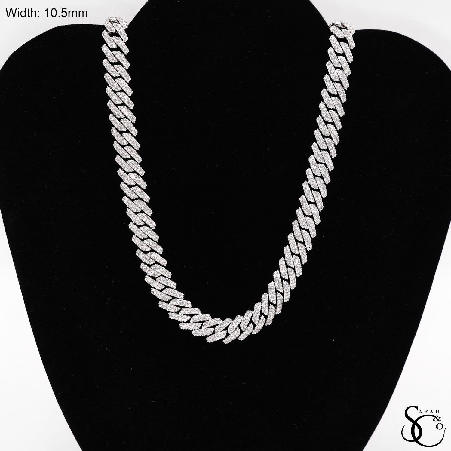 925 Sterling Silver Hip Hop CZ Iced Out Chain