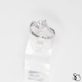 925 Sterling Silver Solitaire Round Ring - #5