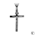 925 Sterling Silver Jesus Cross Crucifix Charm Pendant