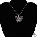 925 Sterling Silver Butterfly Charm Pendant