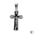 925 Sterling Silver Jesus Cross Crucifix Charm Pendant