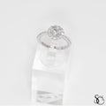 925 Sterling Silver Solitaire Round Ring - #7