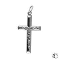 925 Sterling Silver Jesus Cross Crucifix Charm Pendant