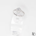 925 Sterling Silver Solitaire Round Ring - #8