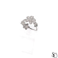 925 Sterling Silver Flower Ring