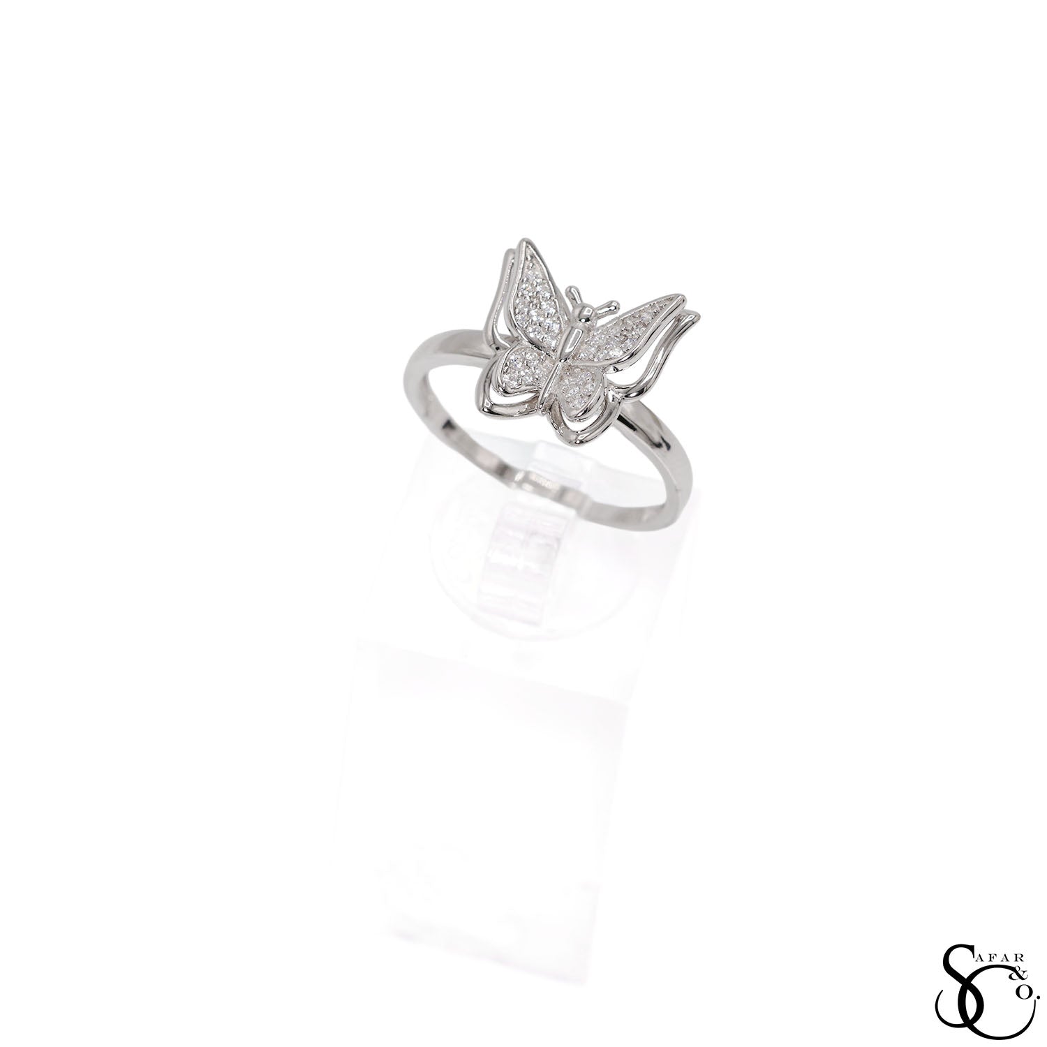925 Sterling Silver Butterfly Ring