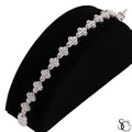 925 Sterling Silver Cross Jesus Crucifix Religious Bracelet