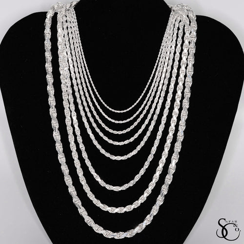 925 Sterling Silver 030 Rope Chain