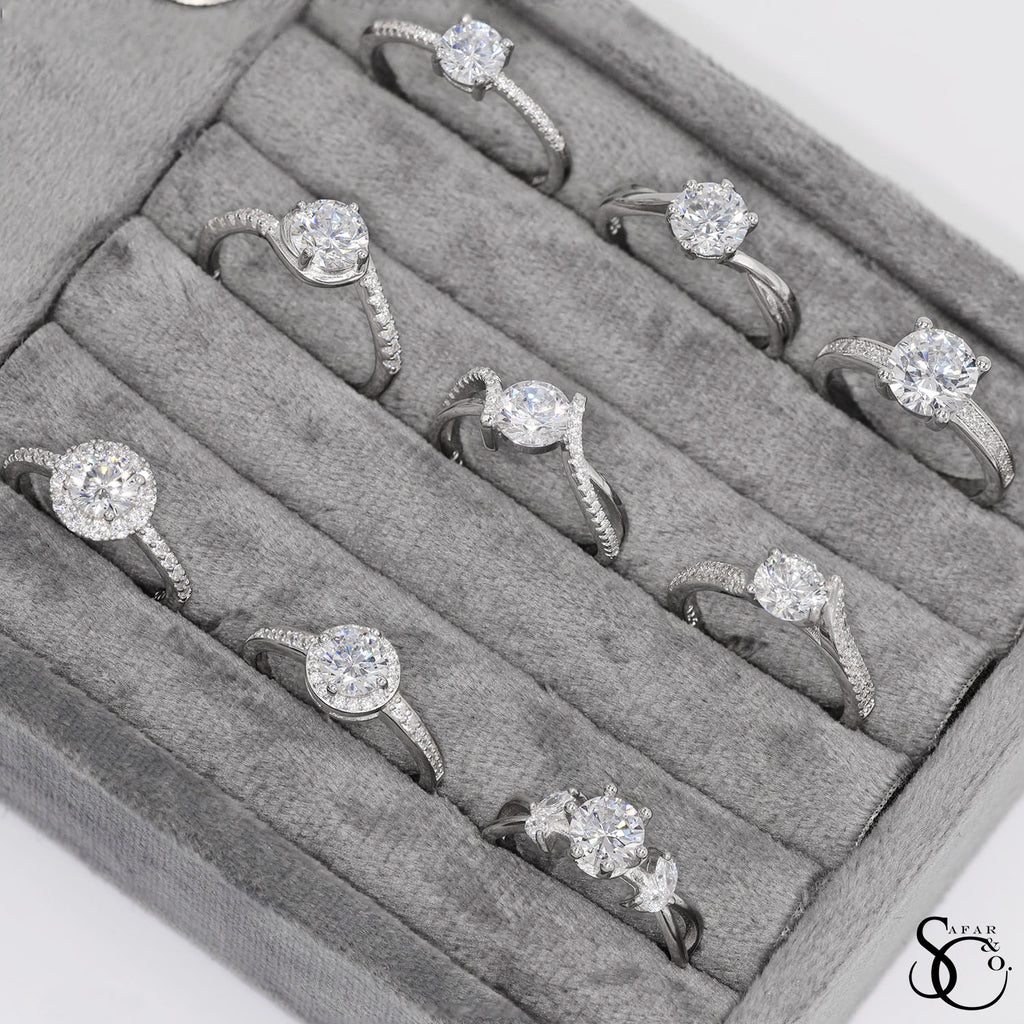 925 Sterling Silver Solitaire Round Ring - #3
