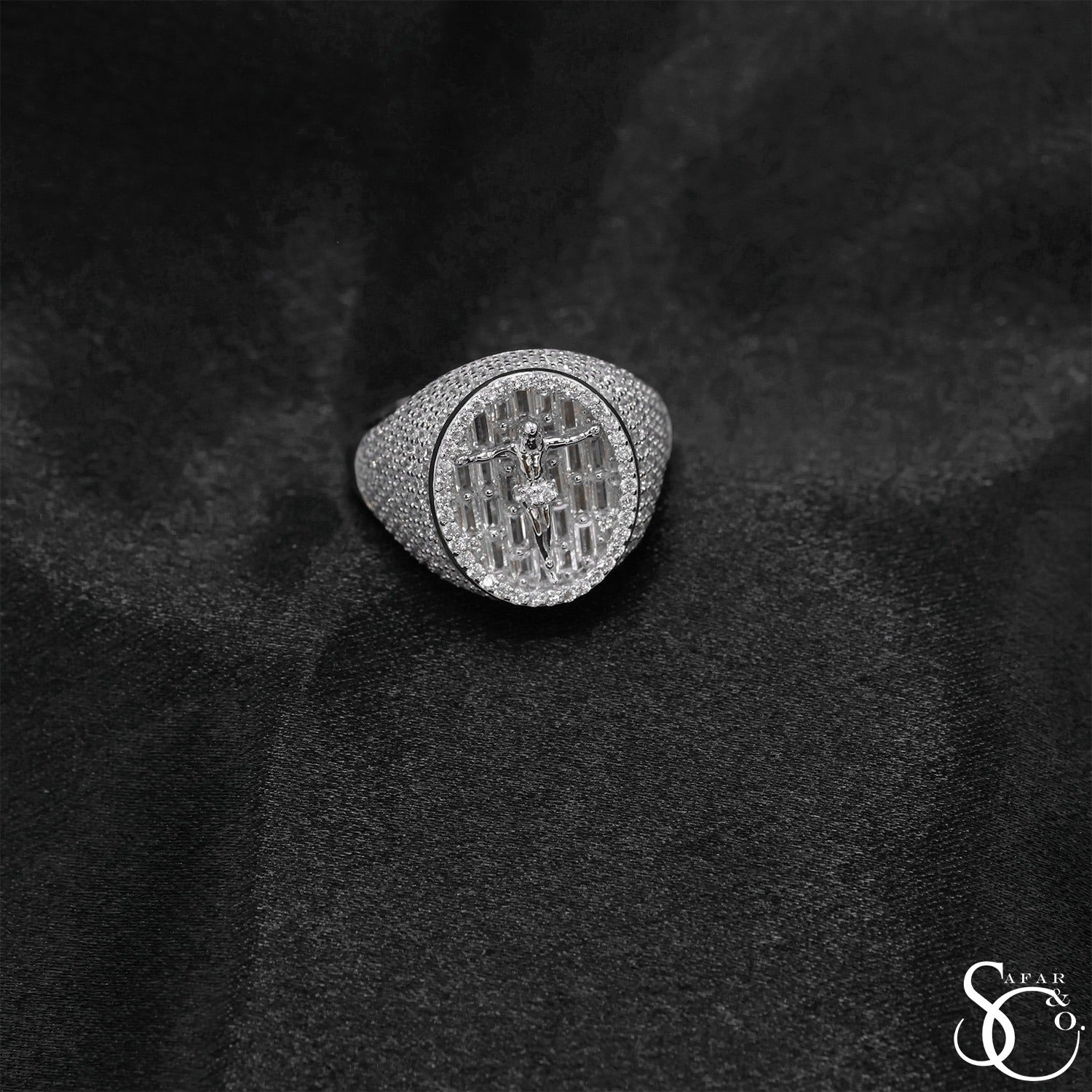 925 Sterling Silver Jesus Christ Ring