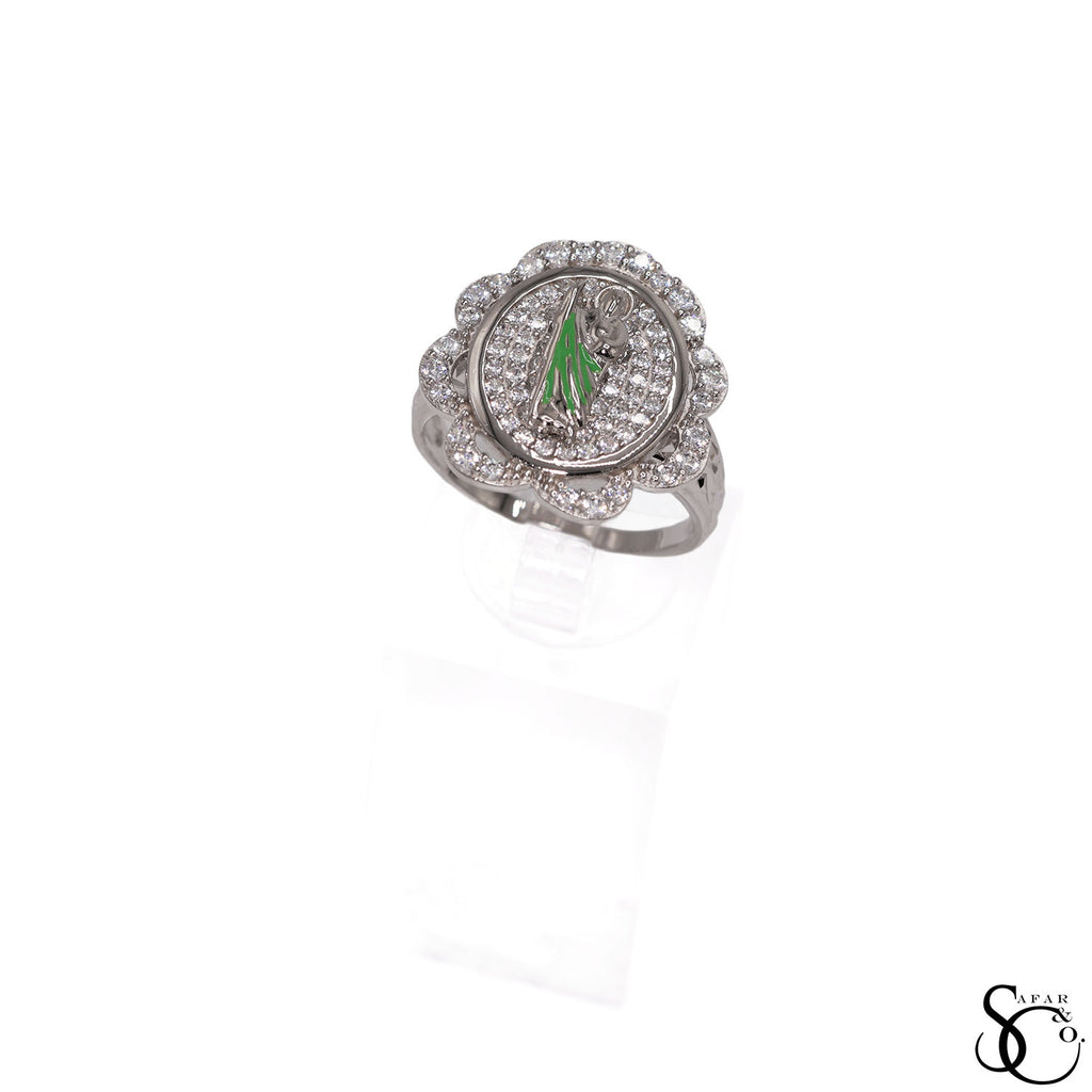 925 Sterling Silver Saint Jude Ring